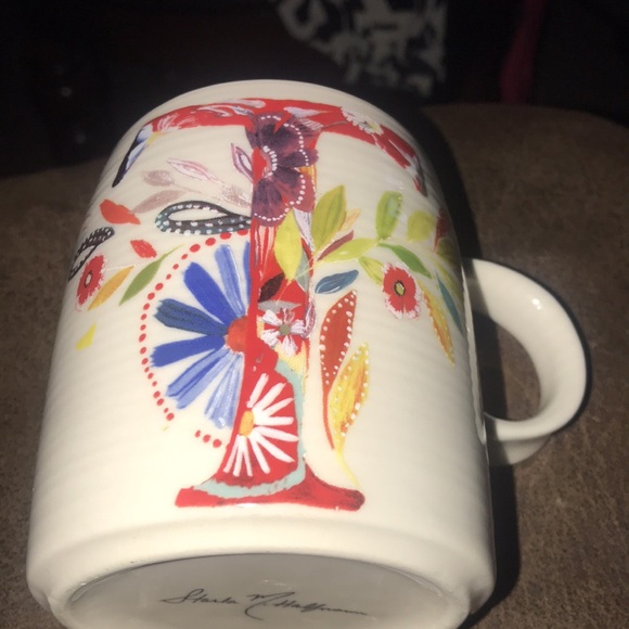 Anthropologie Starla M. Halfmann Petal Pallette, Monogram Mug-choose 1@ checkout - Picture 3 of 15